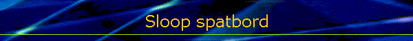 Sloop spatbord
